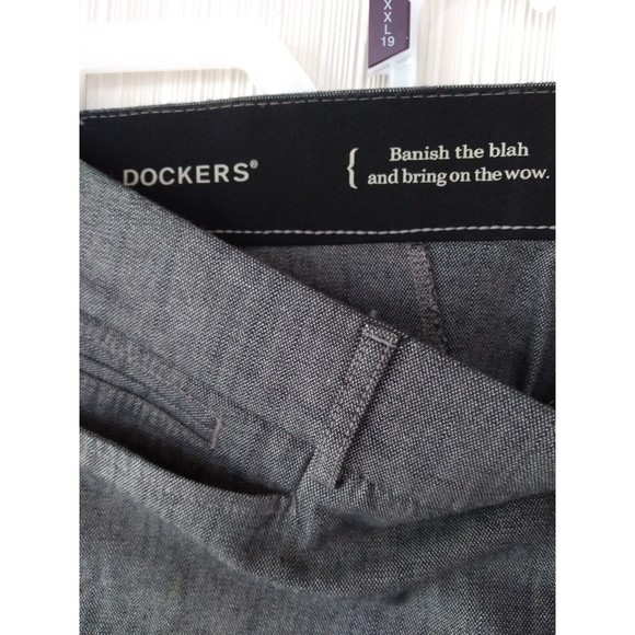 New Dockers Women’s 16P Petite Gray Metro Trousers Slacks Pants NWT - Picture 9 of 15